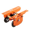 VEVOR Electric Hoist Manual Trolley, 1100 lbs/0.5 Ton Load for PA200 PA250 PA300 PA400 PA500, Push Beam Trolley with Dual Wheels, 2.68"-4.33" Adjustable Beam Flange Width for Straight & Curved I-Beam