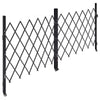 VEVOR Double Folding Security Gate, Lockable Scissor Gate with 360° Swivel Casters, Outdoor Barricade Steel Retractable Gates, for Entry Security, Garage, Warehouse & Pool, 125.98 x 63.19 in (W x H)