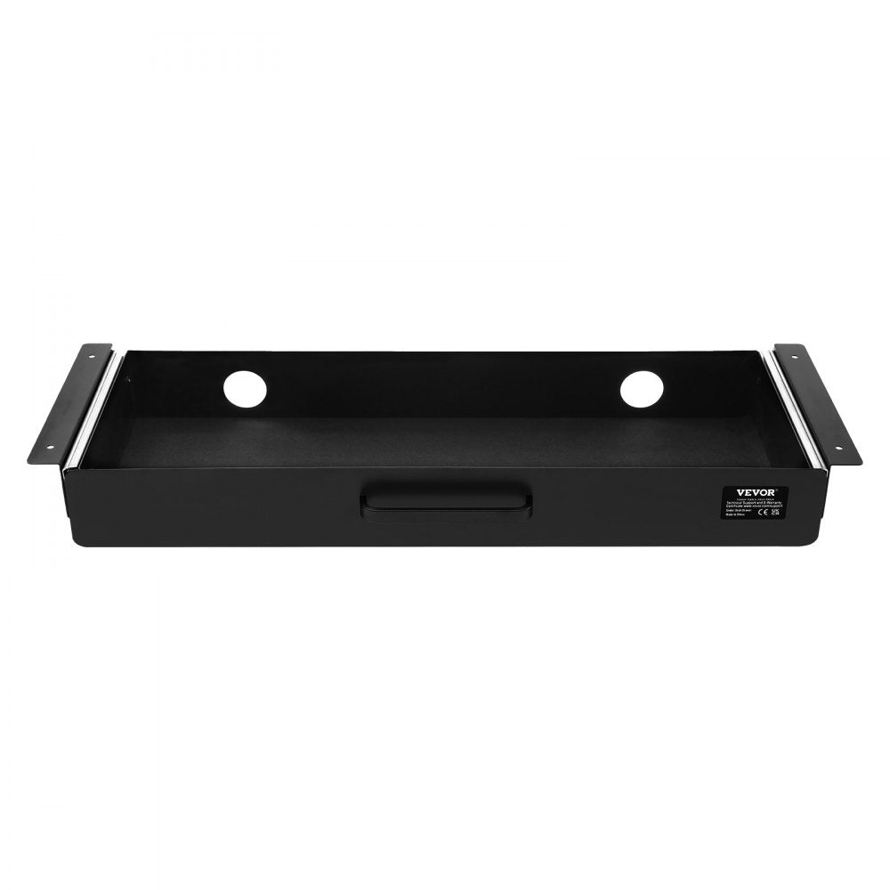 VEVOR 22" Wide Under Desk Drawer Slide Out, Under Desk Mounted Pull-out Drawer Attachment, Hidden Desktop Storage Organizer, Under Table Pencil Drawer for office Home Sit Stand Workstation, 25x9x3 in