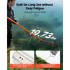 VEVOR Lake Weed Roller, 20 ft Lake & Pond Weed Removal Tool, Muck Razer Aquatic & Sludge Tiller, Rid Roots and Muck Buildup, 6 Preassembled Stainless Steel Blades, 6 Aluminum Handles, Easy Assembly