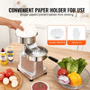 VEVOR Commercial Burger Patty Maker, 150mm/6inch Hamburger Beef Patty Maker, Heavy Duty Food-Grade Stainless Steel Bowl Burger Press Machine, Kitchen Meat Forming Processor with 1000 Pcs Patty Papers