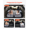 VEVOR Car Air Mattress, Inflatable Car Camping Mattress, Oxford Thickened Travel Beds, Comfortable and Durable Portable Sleeping Pad with Air Pump, Nozzle, Carry Bag, Fits Most SUV MPV Sedan, Gray