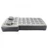 VEVOR Car Air Mattress, Fits Toyota 4runner, Jeep Wrangler, Inflatable Car Camping Mattress, Flocking Thickened Blow Up Travel Beds, Durable Portable Sleeping Pad with Built in Pump, 2 Pillows, Gray