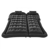 VEVOR Car Air Mattress, Inflatable Car Camping Mattress, Flocking Thickened Travel Beds, Durable Portable Sleeping Pad with Air Pump, 2 Pillows, Nozzle, Carry Bag, Fits Most SUV MPV Sedan, Black