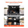 VEVOR Rear Trunk Cargo Rack layered storage design - before and after