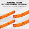 VEVOR Dual Twisted Polyester Cord, 1/2 inch by 120 feet, 48-Strand, 8000 LBS Tensile Strength, Multi-Use Outdoor Rope for Arborist Activities, Hiking, Swinging, Rappelling, and Rescue, Or