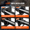 VEVOR Synthetic Winch Rope, 1/4 Inch x 50 Feet 10,000 lbs Synthetic Winch Line Cable Rope with Protective Sleeve + Stopper + Forged Winch Hook + Pull Strap, Fit for ATV, UTV, Small Vehicle, Pickup