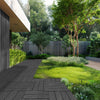 VEVOR Interlocking Deck Tiles, 54 Pack,12"x12" 54 sq. ft Plastic Waterproof Outdoor Flooring All Weather Use, Patio Floor Decking Covering Tiles for Porch Poolside Balcony Backyard, Dark Grey