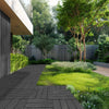 VEVOR Interlocking Deck Tiles, 54 Pack,12"x12" 54 sq. ft Plastic Waterproof Outdoor Flooring All Weather Use, Patio Floor Decking Covering Tiles for Porch Poolside Balcony Backyard, Dark Grey