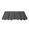 VEVOR Interlocking Deck Tiles, 54 Pack,12"x12" 54 sq. ft Plastic Waterproof Outdoor Flooring All Weather Use, Patio Floor Decking Covering Tiles for Porch Poolside Balcony Backyard, Dark Grey