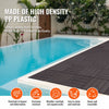 VEVOR Interlocking Deck Tiles, 36 Pack,11.6"x11.6" 36 sq. ft Plastic Waterproof Outdoor Flooring All Weather Use, Patio Floor Decking Covering Tiles for Porch Poolside Balcony Backyard, Dark Brown