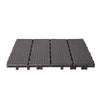 VEVOR Interlocking Deck Tiles, 54 Pack,12"x12" 54 sq. ft Plastic Waterproof Outdoor Flooring All Weather Use, Patio Floor Decking Covering Tiles for Porch Poolside Balcony Backyard, Dark Brown