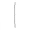 VEVOR Dog Door for Sliding Glass Door, 75 7/8" to 80 11/16" Adjustable Height, Aluminum Alloy Frame with Flap and Rotating Hinge, Lock Design, for Small-Sized Dogs, Sliding Glass Pet Doors for Renters