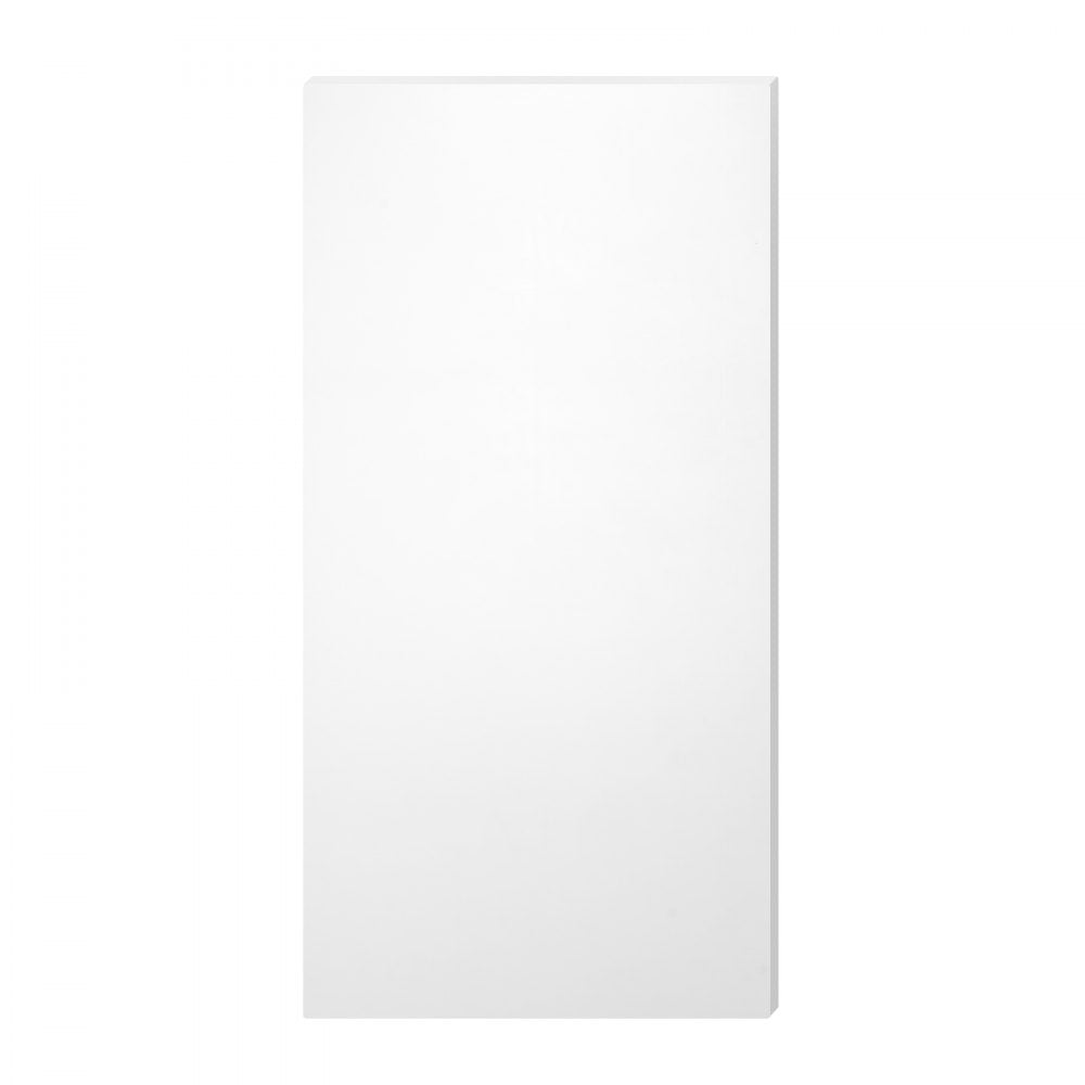 VEVOR HDPE Plastic Sheet Board, 1 Pack High Density Polyethylene Sheet Plastic Panel, 24 x 48 Inch 1/2 Inch Thick Customizable Plastic Panels, for DIY Crafts, Heavy Duty Industrial Equipment, White
