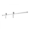 VEVOR 6.6FT Sliding Barn Door Hardware Kit, 330 LBS Weight Capacity, Compatible with 36 to 40 Inches Width & 1-3/8 to 1-3/4 Inches Thickness Single Sliding Barn Door, Durable Track & J-shape Roller