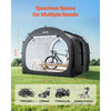 VEVOR Bike Storage Tent, 5 Bikes, Outdoor Spacious Bike Storage Tent with Ventilated Window, Waterproof Easy-to-Install Bike Tent with High Strength Fiberglass & Dual Zippers, Fit for Bicycle
