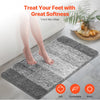 VEVOR Bathroom Rugs 36"x24" Bath Mat, Super Absorbent and Soft Microfiber Bathroom Mat with Non-Slip TPE Backing, Machine Washable and Quick Dry Bath Rugs, Bath Mats for Bathroom, Tub and Shower Floor