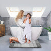 VEVOR Bathroom Rugs 36"x24" Bath Mat, Super Absorbent and Soft Microfiber Bathroom Mat with Non-Slip TPE Backing, Machine Washable and Quick Dry Bath Rugs, Bath Mats for Bathroom, Tub and Shower Floor
