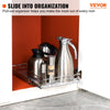 VEVOR 11"Wx21"Dx2.5"H Pull Out Cabinet Organizer, Heavy Duty Slide Out Pantry Shelves, Steel Roll Out Drawers, Sliding Drawer Storage for Home Under Sink, 13.5"Wx22"Dx7"H Install Size for Cabinet