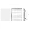 VEVOR 15.5"Wx21"Dx3.5"H Pull Out Cabinet Organizer, Heavy Duty Slide Out Pantry Shelves, Steel Roll Out Drawers, Sliding Drawer Storage for Home Under Sink, 17"Wx22"Dx7"H Install Size for Cabinet