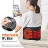 VEVOR Red Light Therapy Belt for Waist Shoulder, 660nm & 850nm Red Light Therapy Wrap Device with Timer, 80 LED, 3-Level Vibration & 10Hz Pulse, Cordless Light Therapy Pad for Pain Relief, Skin Health