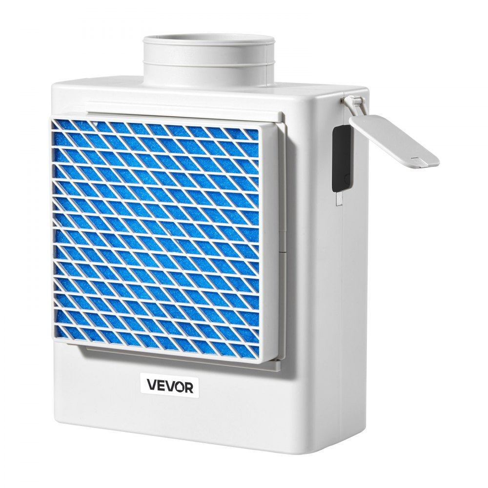 VEVOR 3-in-1 Indoor Dryer Vent Kit,Premium ABS Material Fits 4 inch Exhaust Port, Smart Overheating Reminder Exhaust Hood & Easy-to-Detach Mesh Cap & Multi-layer Purification with 4 Replacement Pads