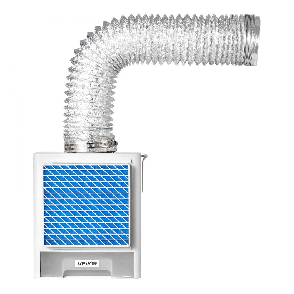 VEVOR 3-in-1 Indoor Dryer Vent Kit,Premium ABS Material with Water Drawer Fits 4 inch Exhaust Port, Smart Overheating Reminder Exhaust Hood & with 4 Purification Pads,For Electric Clothes Dryers