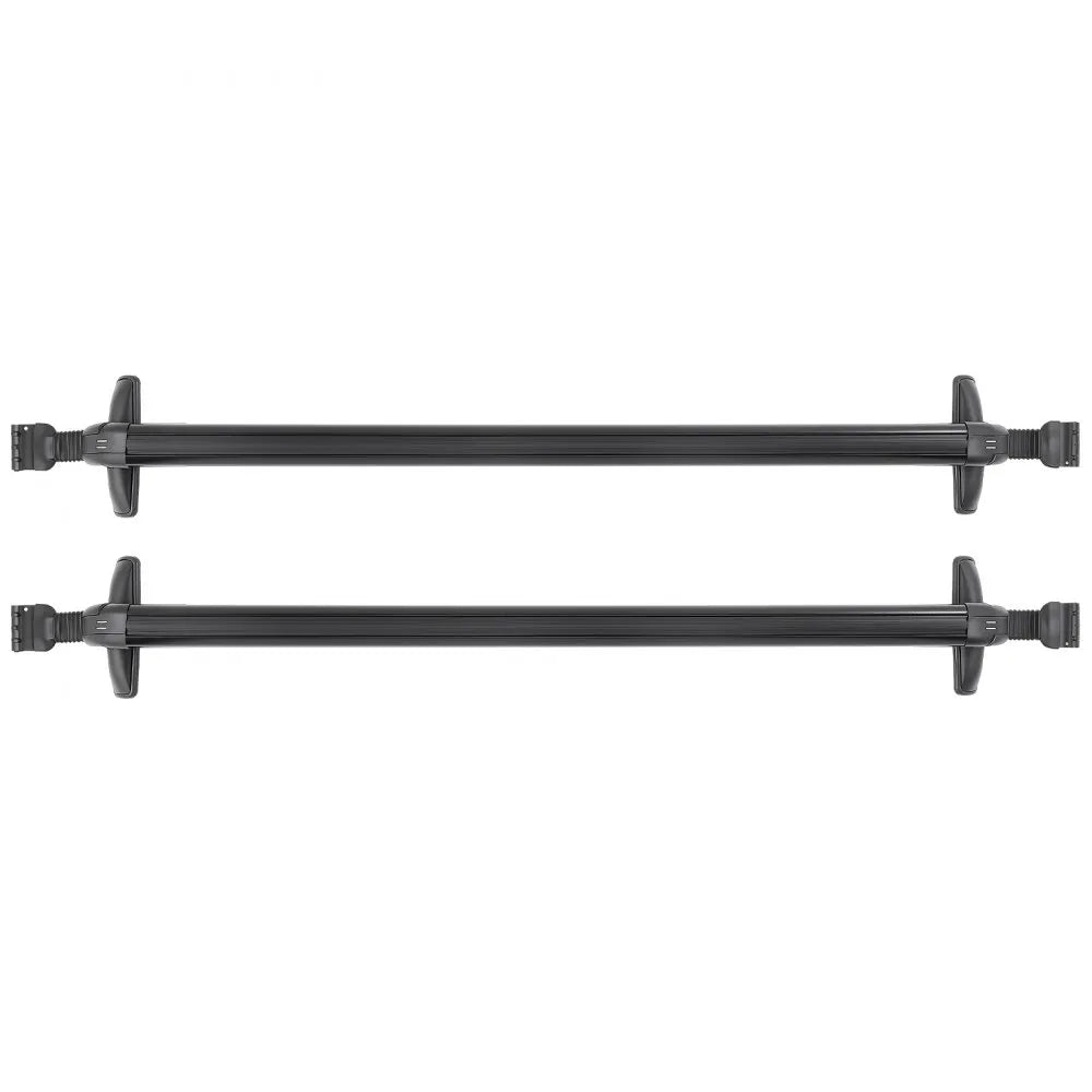 VEVOR Roof Rack Cross Bars, Universal Fit for Naked Roofs Without Raised Rails/Flush Rail/Black Moldings, 165 LBS Capacity, Lockable Heavy Duty Aluminum Crossbar Racks Roof Rail Rooftop Luggage Canoe