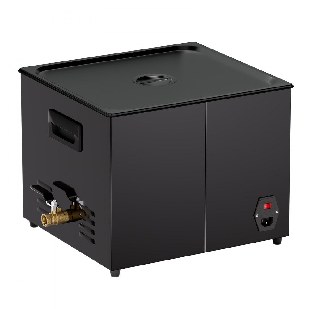 VEVOR 15L Ultra Sonic Cleaner, 360W Digital Ultrasonic Cleaning Machine with Gentle Mode & Upgraded Degassing, 40kHz Industrial Ultrasound Cleaner with Heater & Timer for Retainer, Jewelry, Tools