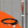 VEVOR Pipe Heating Cable, 6FT 7W/FT Heat Tape for Pipes with Built-in Thermostat, Water Pipe Heat Cable Protects PVC Hose, Metal and Plastic Pipe from Freezing