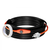 VEVOR Pipe Heating Cable, 60FT 7W/FT Heat Tape for Pipes with Built-in Thermostat, Water Pipe Heat Cable Protects PVC Hose, Metal and Plastic Pipe from Freezing
