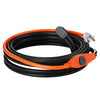 VEVOR Pipe Heating Cable, 24FT 7W/FT Heat Tape for Pipes with Built-in Thermostat, Water Pipe Heat Cable Protects PVC Hose, Metal and Plastic Pipe from Freezing