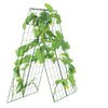 VEVOR Cucumber Trellis for Climbing Plants, 46" x 32" Foldable Cucumber Trellis Set with Plant Clips, Metal Garden Trellis for Raised Bed, Outdoor Plant Grow Support for Tomato, Squash, Vegetable