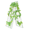 VEVOR Cucumber Trellis for Climbing Plants, 46" x 32" Foldable Cucumber Trellis Set with Plant Clips, Metal Garden Trellis for Raised Bed, Outdoor Plant Grow Support for Tomato, Squash, Vegetable