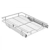 VEVOR Pull Out Cabinet Organizer 16.93"W x 21.06"D Steel Slide Out Drawers, for Kitchen Bathroom Pantry Home Organization, Chrome-Plated Finish, Heavy Duty Storage Sliding Shelves for Base Cabinets