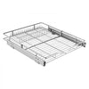 VEVOR Pull Out Cabinet Organizer 19.69"W x 21.06"D Steel Slide Out Drawers, for Kitchen Bathroom Pantry Home Organization, Chrome-Plated Finish, Heavy Duty Storage Sliding Shelves for Base Cabinets