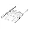 VEVOR Pull Out Cabinet Organizer 19.69"W x 21.06"D Steel Slide Out Drawers, for Kitchen Bathroom Pantry Home Organization, Chrome-Plated Finish, Heavy Duty Storage Sliding Shelves for Base Cabinets