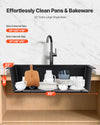 33 inch extra-large single bowl sink capacity and dimensions illustration