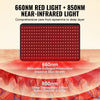 VEVOR Red Light Therapy for Body, 264 LEDs Light Therapy Pad with Controller, 10Hz Pulse, 5-30 Min Timer, 630nm Nano Red & 660nm Red & 850nm Light Therapy for Pain Relief, Skin Health