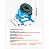 VEVOR Rotary Welding Positioner, 1102 lbs Load Capacity, -45° to 90° Tilt Angle Welding Positioner Turntable Table, 0.2-2 RPM Speed Control, Electric and Foot Pedal, for Cutting, Grinding, Assembly