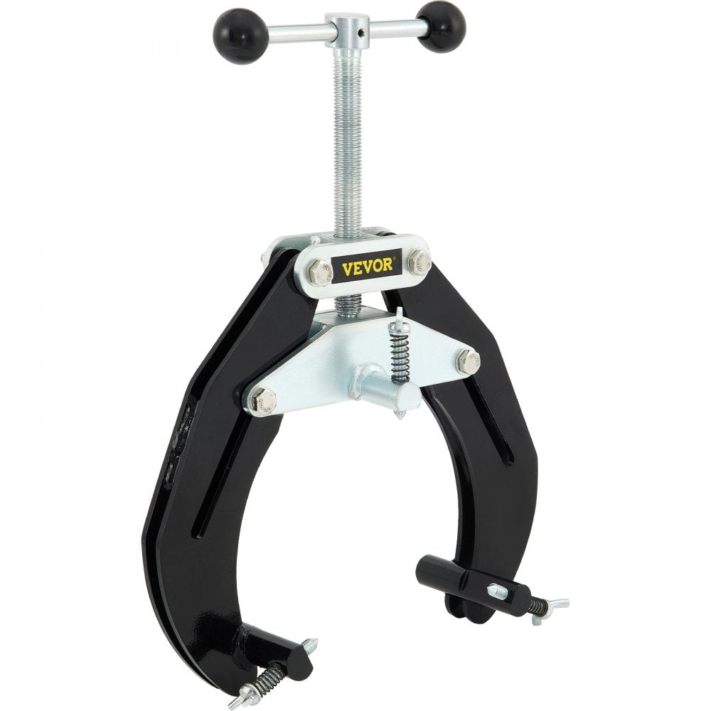 VEVOR Pipe Clamp, 2 to 6 in, High Strength Ultra Clamp with Quick Acting Screws, Steel Pipe Alignment Tool with Lightweight Design, Black