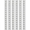 VEVOR Shelf Pilaster, 72.7-inch 20 Pack, Adjustable Shelf Brackets Steel Mortise Mount Pilaster Strip Standards with 140 Screws, Suitable for Wall Shelving System Cabinet Closet Organization