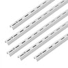 VEVOR Shelf Pilaster, 39-inch 10 Pack, Upright Wall Shelving System, Heavy Duty Support System Single Slot Shelf Rails, 40 Screws Included, Suitable for Cabinet Closet Organization Storage, Silver