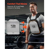 VEVOR Curved Weight Vest Plates, 14.5 LB Pairs, Premium Steel Tactical Weighted Plates for Vest, Ergonomic Design, for Strength Endurance Training, Running, Jogging, Fitness, Heavy Workouts