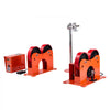 VEVOR Turning Rolls Linkage Roller, 2205 lbs Load Capacity, 2"-24" Diameter Adjustable, PU Rollers, Pipe Tank Turning Rolls Linkage Roller Rotary Welding Positioner, for Welding Equipment Support