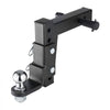 VEVOR Trailer Hitch Ball Mount, Fit 2-Inch Receiver, Adjustable Trailer Hitch with 2 Inch Ball & Pin, 7500 lbs GTW, 9.5 Inch Drop, Towing Ball Mounts for RVs, Off-Road Vehicles and Trucks, Black