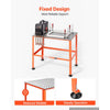 VEVOR Welding Table, 36" x 24" Welding Workbench with 800LBS Weight Capacity, Heavy-Duty Steel Work Table Platform with 0.63" Fixture Holes for Welding, Metal Fabrication, Assembly, Repair Tasks