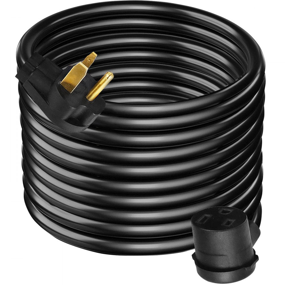 VEVOR Welder Extension Cord 30Amp 25ft 250V, Welding Power Cord with NEMA 6-50 Plug 10 Gauge 3 Prong for MIG,Lincoln,Plasma,Miller,TIG