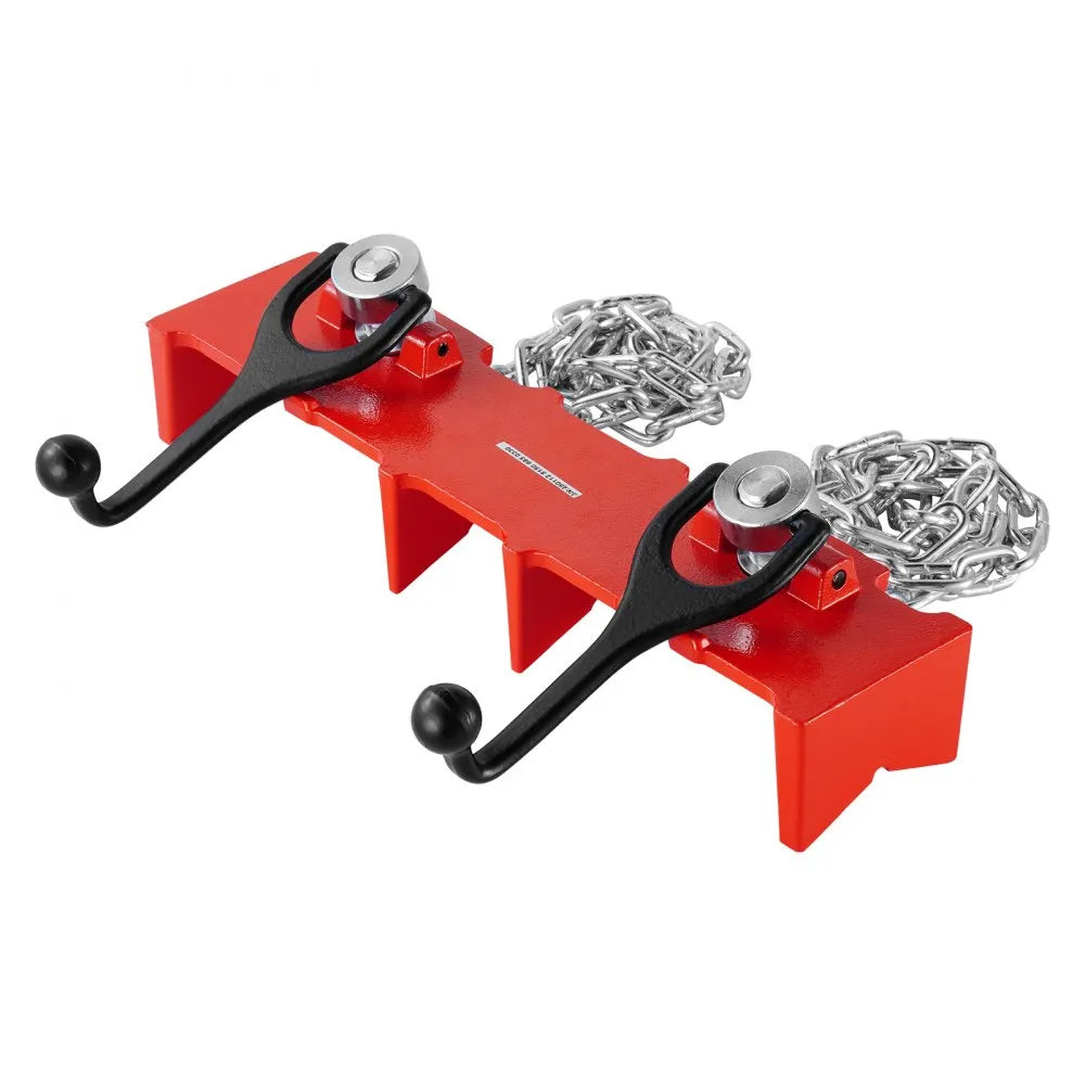 VEVOR Pipe Welding Vise, 1/2" to 8" Pipe Welding Clamp with Dual Chains & Crank Handles, Heavy-Duty Cast Iron Welding Vise for a Variety of Pipes