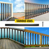 VEVOR Deck Balusters, 101 Pack Metal Deck Spindles, 26\"x0.75\" Staircase Baluster with Screws, Aluminum Alloy Deck Railing for Wood and Composite Deck, Square Baluster for Outdoor Stair Deck Porch